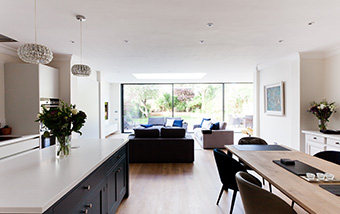 Kitchen Extension with patio door living room London