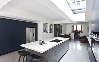 Kitchen Installation with Skylight