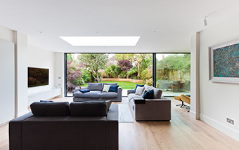 Patio Extension Interior and Hall London
