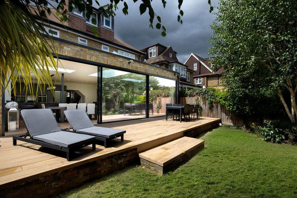 House Extension with wooden decking
