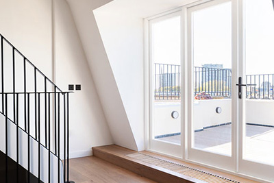 Ergonomic home office setup with adjustable furniture