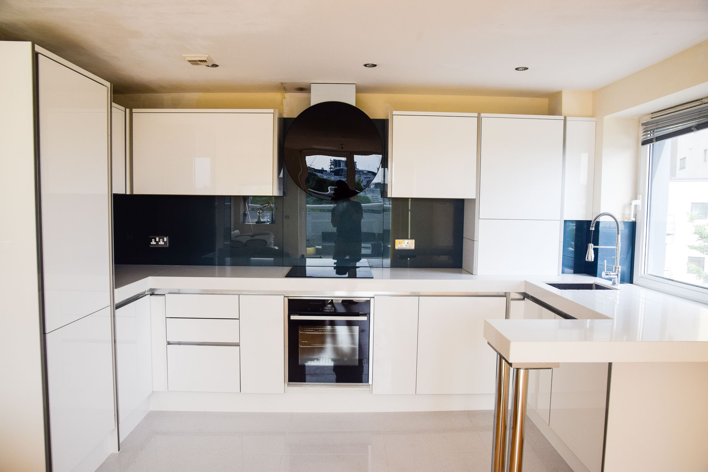 Kitchen installation in London by Inventive Designs.