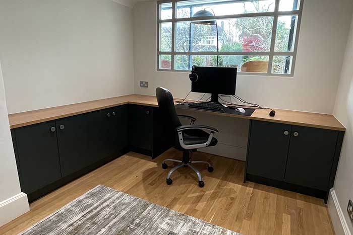 home office bespoke desk unit